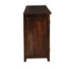 Alistar Solid Wood Glass Door Large Buffet Cabinet