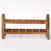 Solid Teak Wood Stackable Egg Holder Trays Set Of