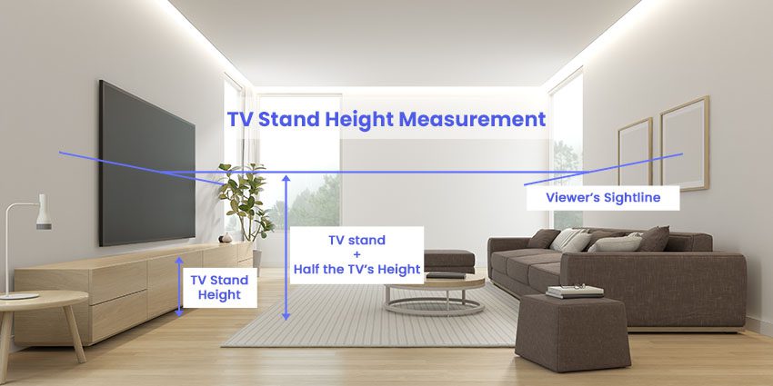 Standard Tv Height In Living Room