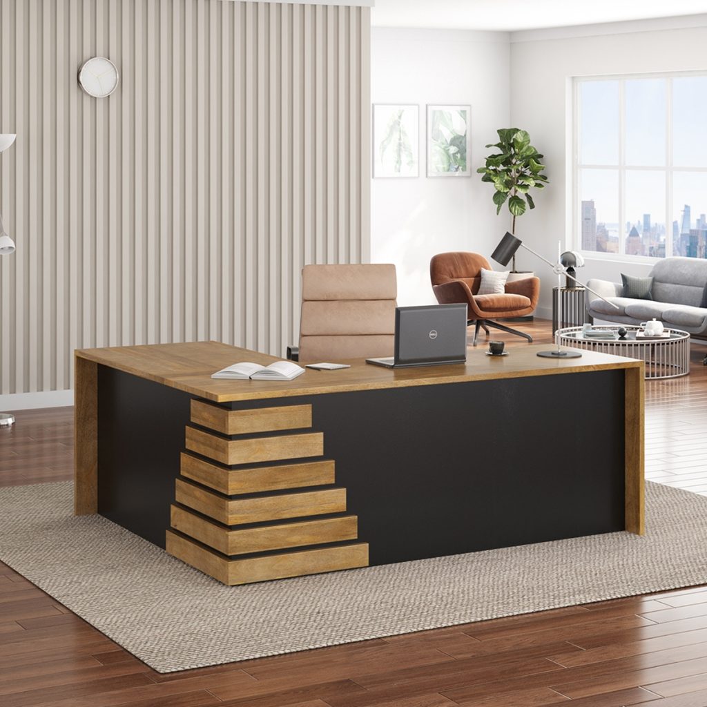 Modern l shaped desk