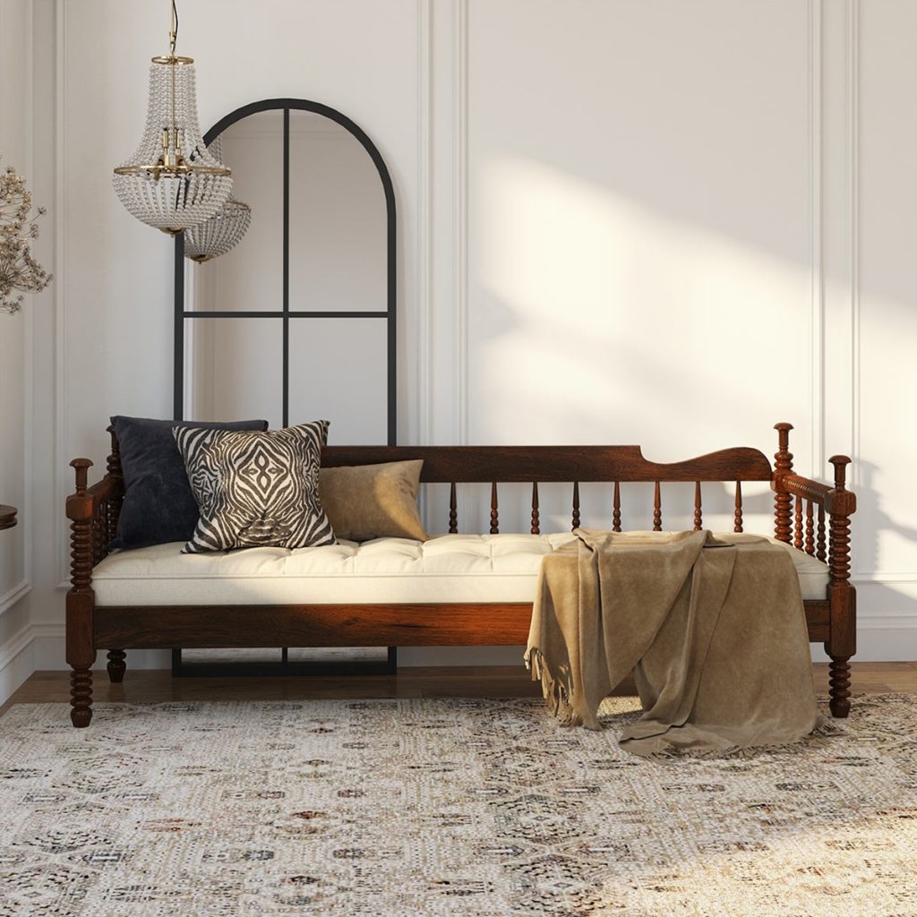 Lorient Solid Wood Traditional Narrow Daybed