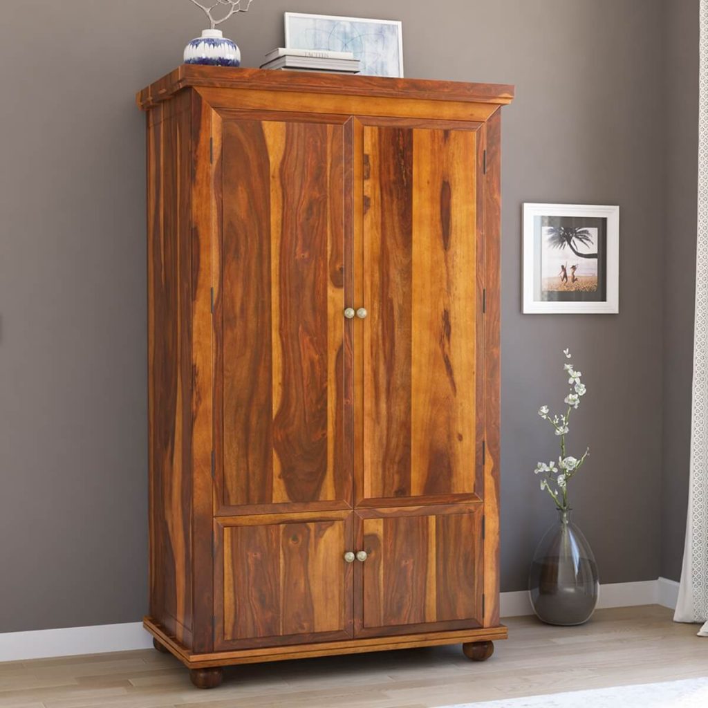 Pecos Mission Solid Wood Armoire Closet