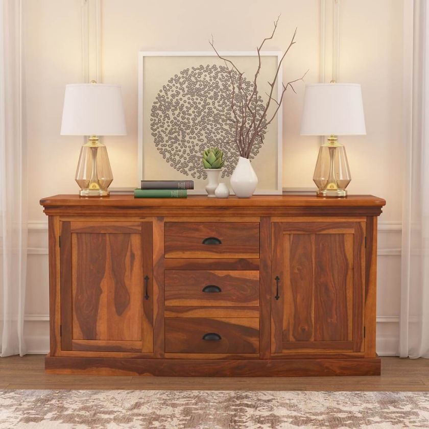 Picture of Vermont Large 3 Door Modern Home Office Credenza