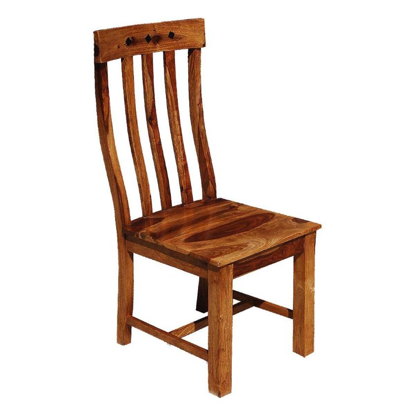 Picture of Oklahoma Farmhouse Solid Wood School Back Chair