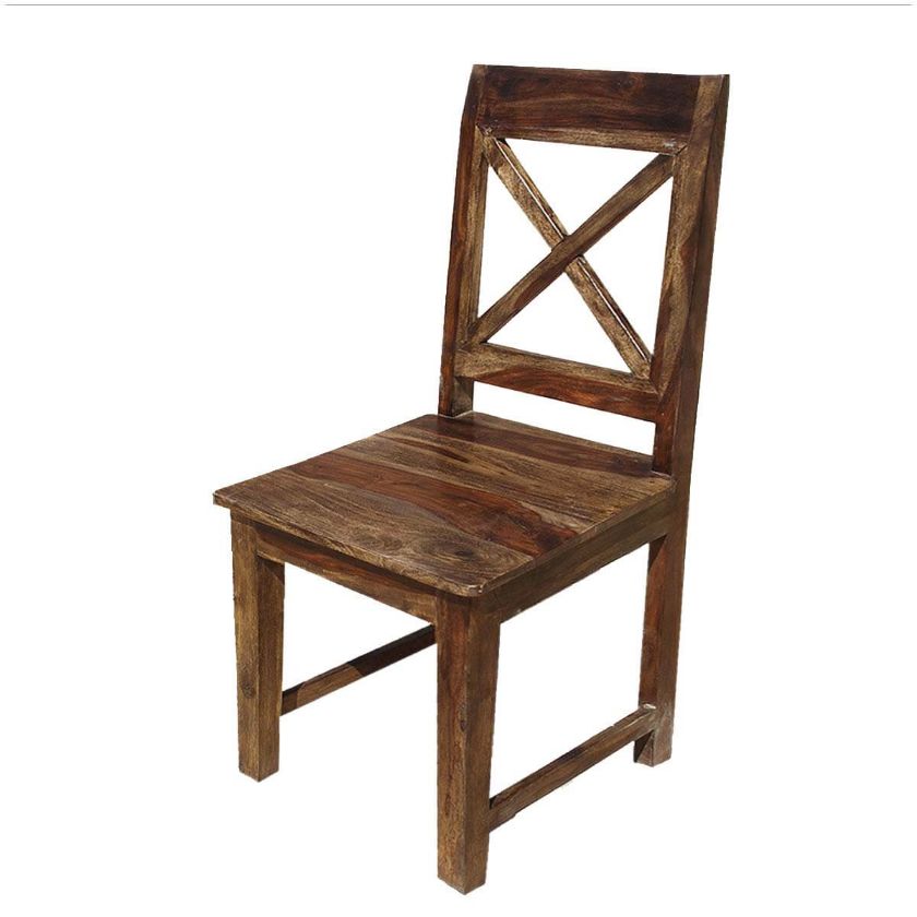 Picture of Dallas Ranch Solid Wood X Back Dining Chair