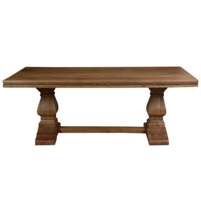 Rustic Solid Wood Large Dining Room Tables | Round, Square, Rectangle.