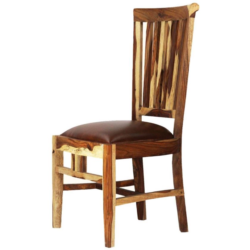 Picture of Dallas Ranch Comb Back Solid Wood Upholstered Dining Chair