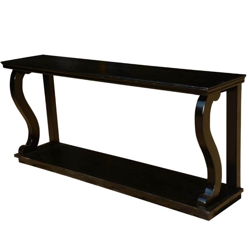 Picture of Midnight Empire Black Console Table For Living Room