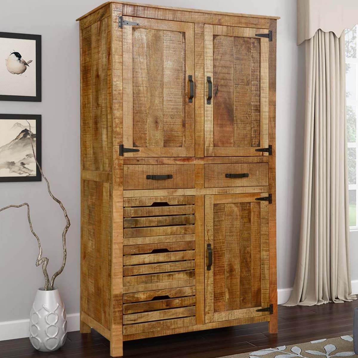 https://www.sierralivingconcepts.com/images/thumbs/0393430_pioneer-rustic-solid-wood-79-tall-armoire-with-shelves-drawers.jpeg