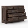 Picture of Sierra Nevada Rustic Solid Wood Low Profile 4 Pc Bedroom Set