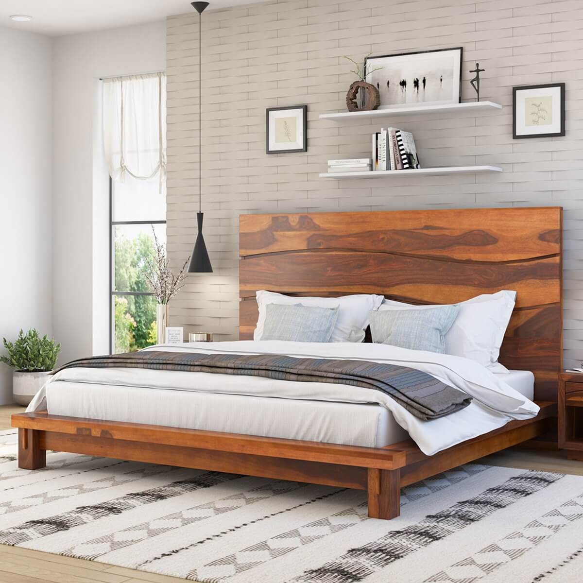Delaware Solid Wood Platform Bed Frame