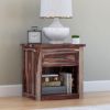 Picture of Jamaica Handcrafted Rustic Solid Wood 1 Drawer Nightstand