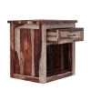 Picture of Jamaica Handcrafted Rustic Solid Wood 1 Drawer Nightstand