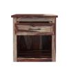 Picture of Jamaica Handcrafted Rustic Solid Wood 1 Drawer Nightstand