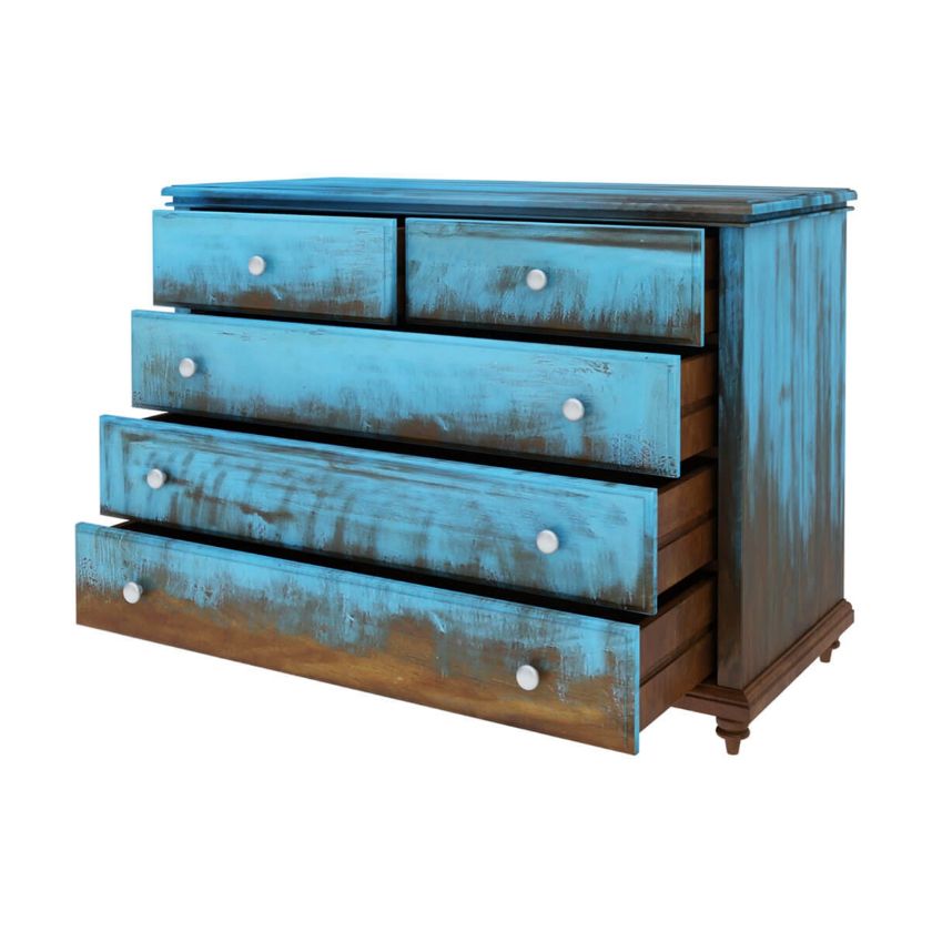 Empire Blue Dresser For Bedroom.