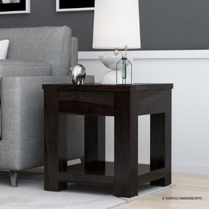 Modern square store end table