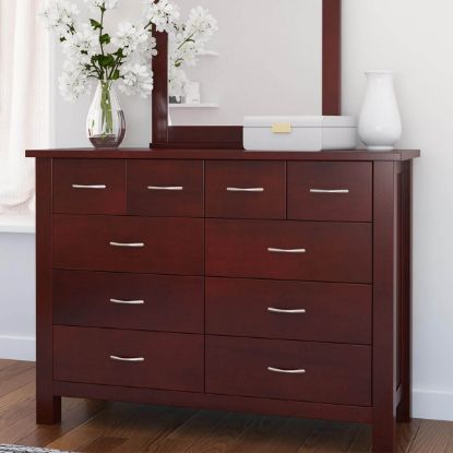 Picture of Amenia Solid Mahogany Wood 10 Drawer Dresser