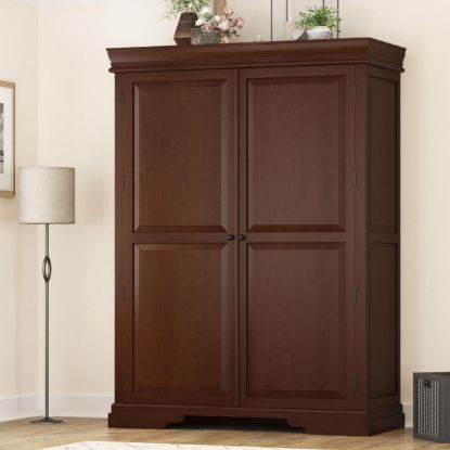 Picture of Accoville Clothing Wardrobe Armoire with Hanging Rod