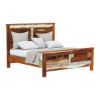 Picture of Eunola Traditional Reclaimed Wood Platform Bed