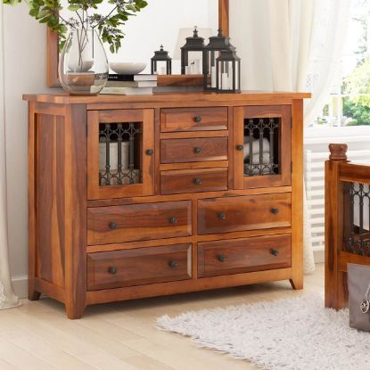 Wrought iron store dresser