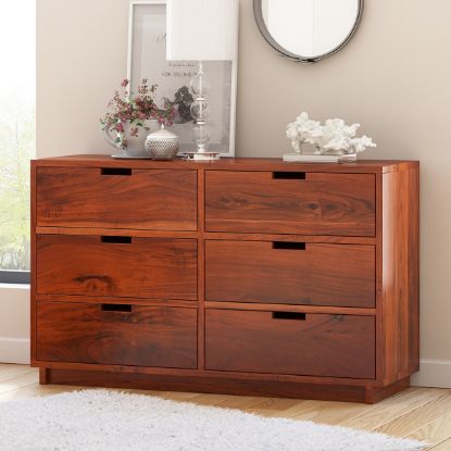 Picture of Batesville Solid Wood Bedroom Dresser With 6 Drawers