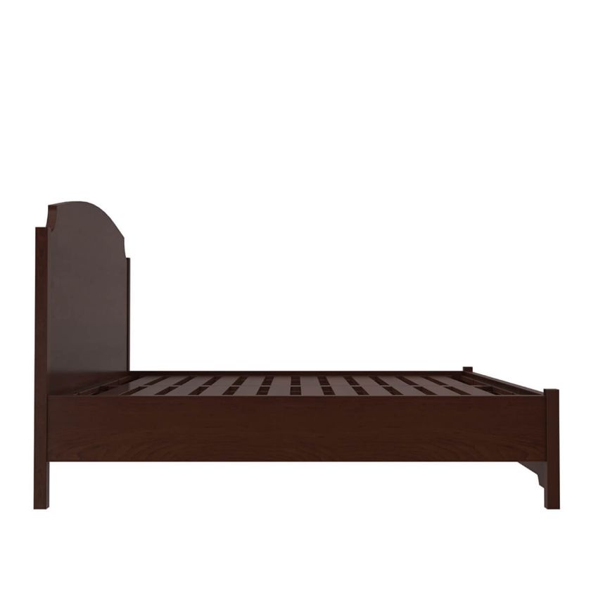 Bradenton Solid Mahogany Wood Low Profile Platform Bed.