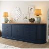 Picture of Peshtigo Two Tone Solid Wood 10 Drawer Extra Long Sideboard