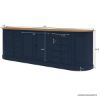 Picture of Peshtigo Two Tone Solid Wood 10 Drawer Extra Long Sideboard