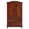 Picture of Sierra Nevada Traditional Solid Wood Large Armoire with Mirror