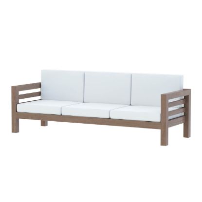 Picture of Mandurah Teak Wood Outdoor 3 Seater Sofa