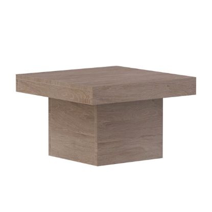 Picture of Geelong Rustic Teak Wood Outdoor Square End Table