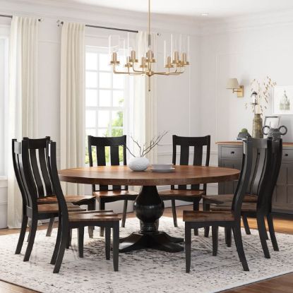 Rustic Solid Wood Dining Tables | Custom Made | Free Shipping.