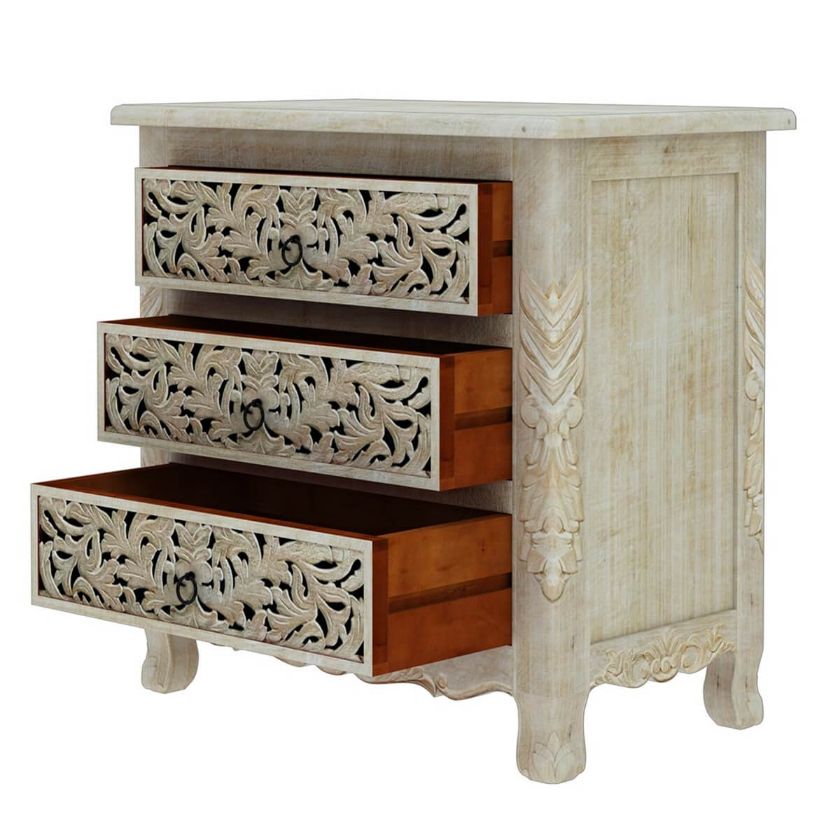 Pennsylvania Moroccan Carved Bedroom Set | Shop in King, Queen & Full size.