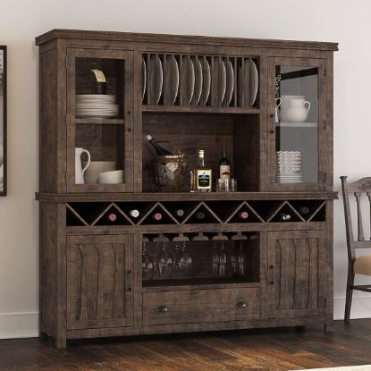 Picture of Atherton Farmhouse Dining Room Bar Hutch Cabinet