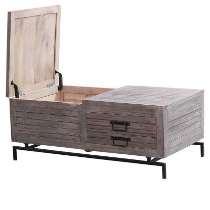 Rustic Solid Wood Storage Trunk & Chest Coffee Tables.