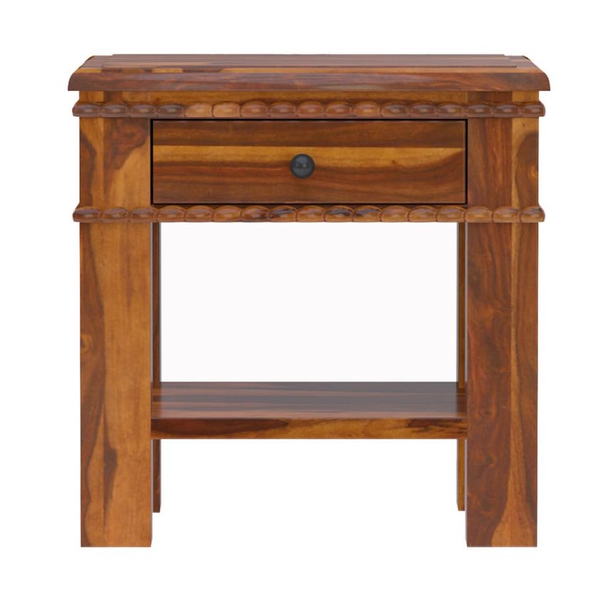 Everett Rustic Solid Wood Coffee Table End Table Set.