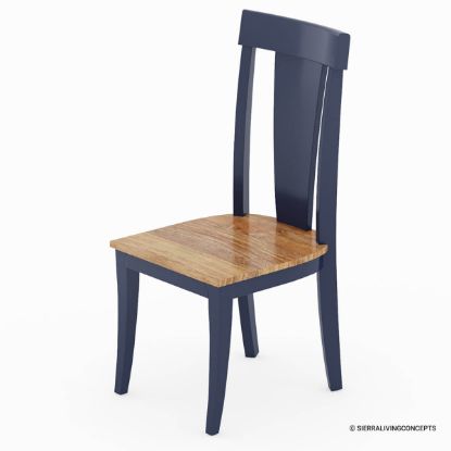 Picture of Salzburg Two Tone Solid Wood Dining Chair