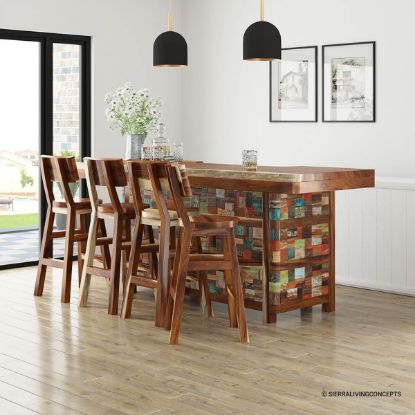 Rustic Solid Wood Modern Bar Height Tables [Free Shipping].