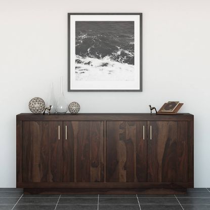 Picture of Sierra Rustic Solid Wood Long Buffet Sideboard Cabinet