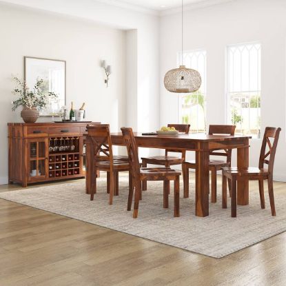 Langley Traditional Solid Wood Dining Room Set