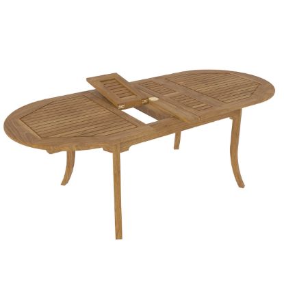 Picture of Picklescott Extending Teak Oval Outdoor Dining Table