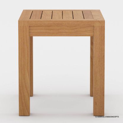 Picture of Bilston Teak Wood Outdoor Side Table