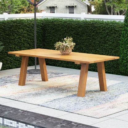 Picture of Halmstad 95 Inches Teak Outdoor Dining Table