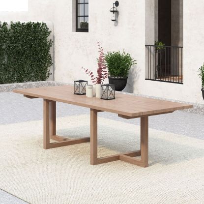 Picture of Lynton Teak Wood Modern Outdoor Dining Table  