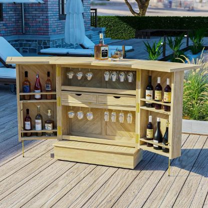 Picture of Tamworth Folding Outdoor Bar with Storage