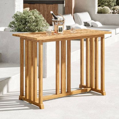 Picture of Burano Teak Wood Outdoor Dining Bar Table