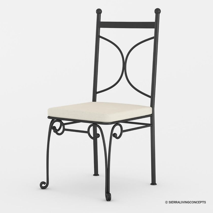 Picture of Forbach Industrial Style Wrought Iron Dining Chair