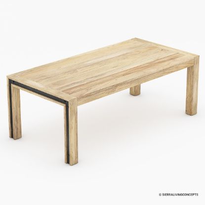 Picture of Marseille Rustic Solid Wood Large Dining Table