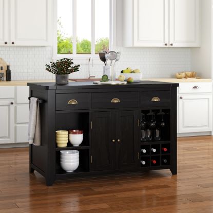 Ronny Solid Wood Kitchen Island