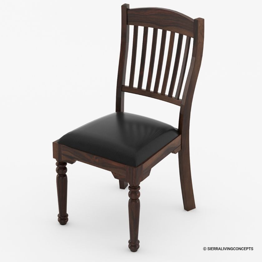 Picture of Langley Traditional Solid Wood Slatted Back Dining Chair